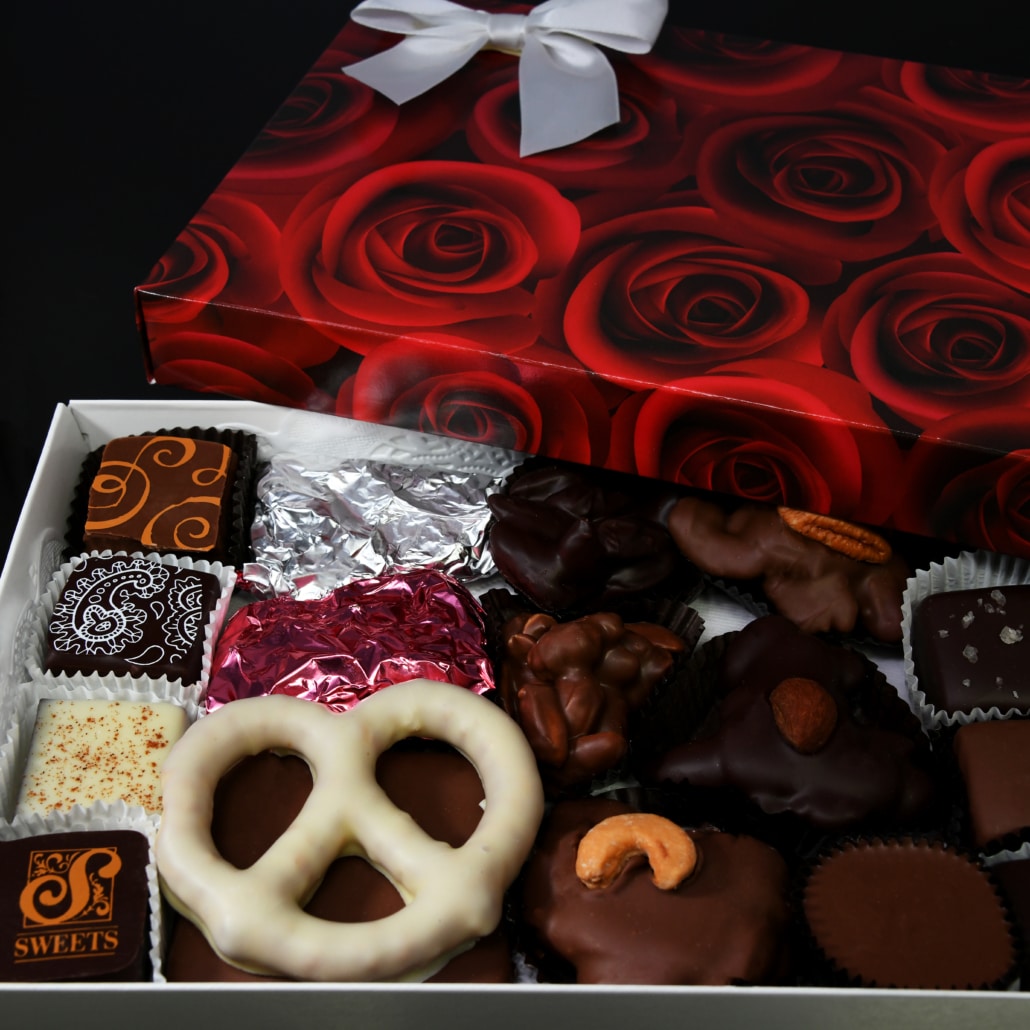 Assorted Chocolate Rose Boxes – Sweets Handmade Candies